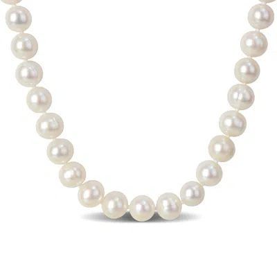 Mimi & Max 7.5-8mm Cultured Freshwater Pearl Strand With Sterling Silver Clasp
