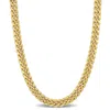 Mimi & Max 8.8mm Curb Link Chain Necklace In 10k Yellow Gold, 20 In In Gold