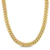Mimi & Max 9.25mm Miami Cuban Link Chain Necklace In 10k Yellow Gold, 24 In In Gold