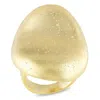 Mimi & Max Abstract Cocktail Ring 18k Satin Gold Plated Goldtone In Gold