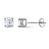 Mimi & Max Cubic Zirconia Stud Earrings In Sterling Silver In Silver