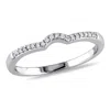Mimi & Max Diamond Wedding Band 10k White Gold In White