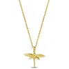 Mimi & Max Dragonfly Pendant With Chain In 14k Yellow Gold - 17 In In Gold
