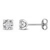 Mimi & Max Lab Grown Diamond Stud Earrings Sterling Silver 1/4 To 1ct Tdw In Metallic