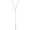 Mimi & Max Lariat Necklace With Chain In 14k Yellow Gold - 16+2 In In Gold