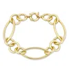 Mimi & Max Link Bracelet In Yellow Plated Sterling Silver - 8 In. In Gold