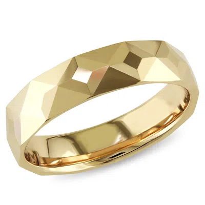 Mimi & Max Men's Wedding Band Yellow Tungsten