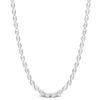 Mimi & Max Oval Ball Chain Necklace In Sterling Silver - 16 In In Silver