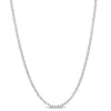 Mimi & Max Rolo Chain Necklace In Sterling Silver, 20 In In Silver