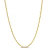 Mimi & Max Rolo Chain Necklace In Yellow Silver-20 In In Yellow