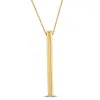Mimi & Max Vertical Bar Necklace In 14k Yellow Gold - 16.5 In In Gold