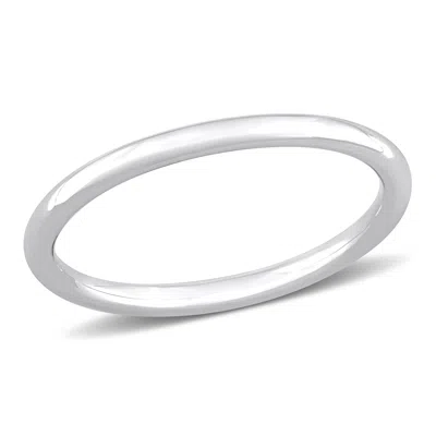 Mimi & Max Wedding Band 14k White Gold