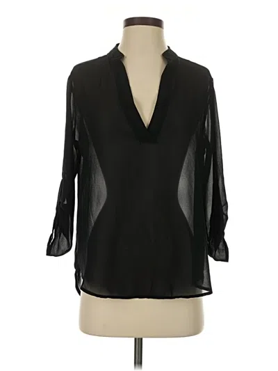 Pre-owned Mimi Chica 3/4 Sleeve Blouse In Black