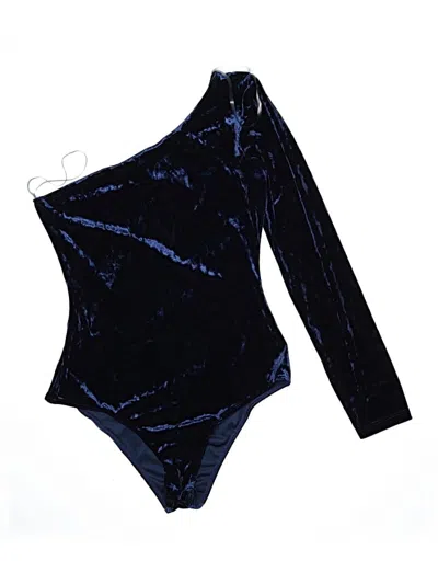 Pre-owned Mimi Chica Bodysuit In Blue