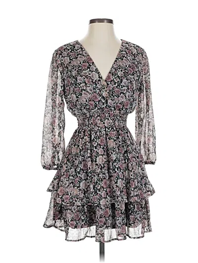 Pre-owned Mimi Chica Casual Dress In Black