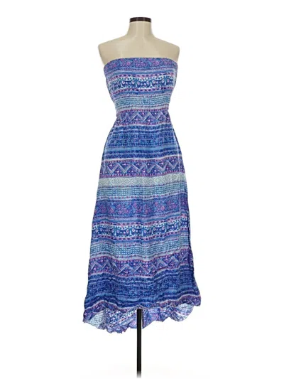 Pre-owned Mimi Chica Casual Dress In Blue