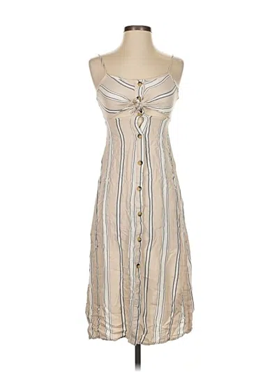 Pre-owned Mimi Chica Casual Dress In Brown