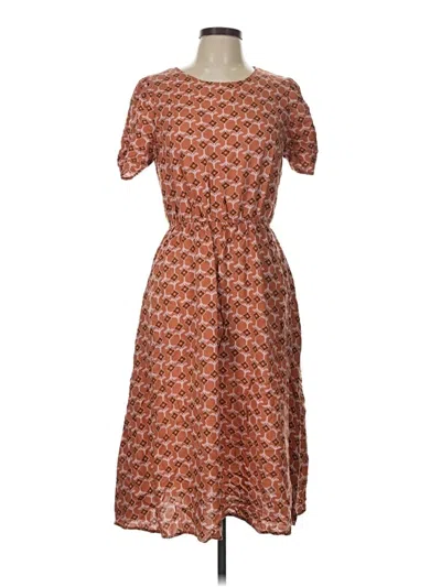 Pre-owned Mimi Chica Casual Dress In Brown