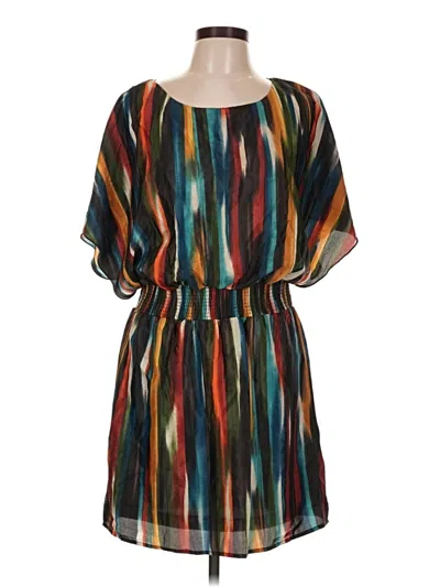 Pre-owned Mimi Chica Casual Dress In Brown