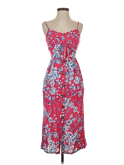 Pre-owned Mimi Chica Casual Dress In Red