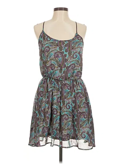 Pre-owned Mimi Chica Casual Dress In Teal