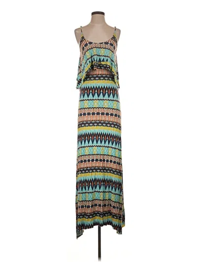 Pre-owned Mimi Chica Casual Dress In Teal