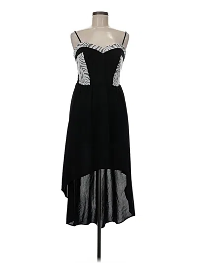 Pre-owned Mimi Chica Cocktail Dress In Black