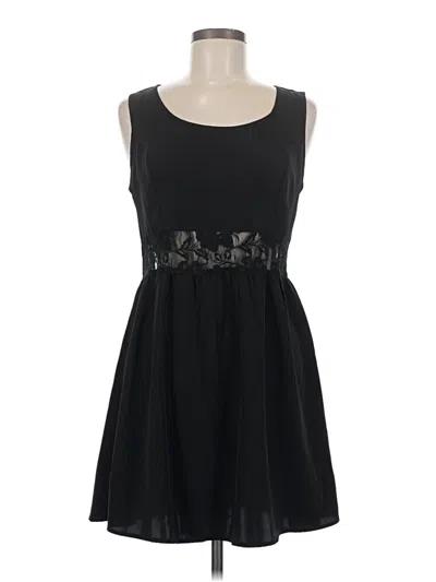 Pre-owned Mimi Chica Cocktail Dress In Black