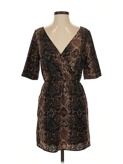 Pre-owned Mimi Chica Cocktail Dress In Brown
