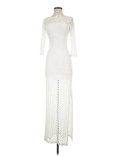 Pre-owned Mimi Chica Cocktail Dress In Ivory