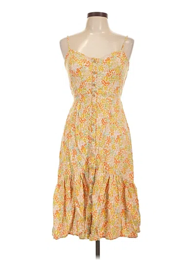 Pre-owned Mimi Chica Cocktail Dress In Yellow