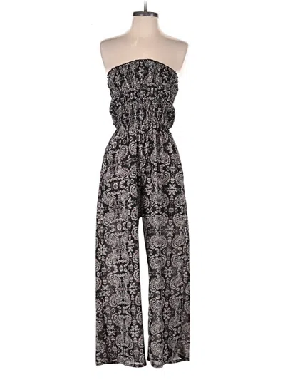 Pre-owned Mimi Chica Jumpsuit In Black