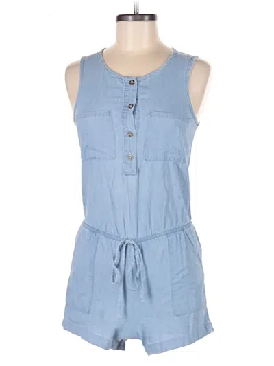 Pre-owned Mimi Chica Romper In Blue
