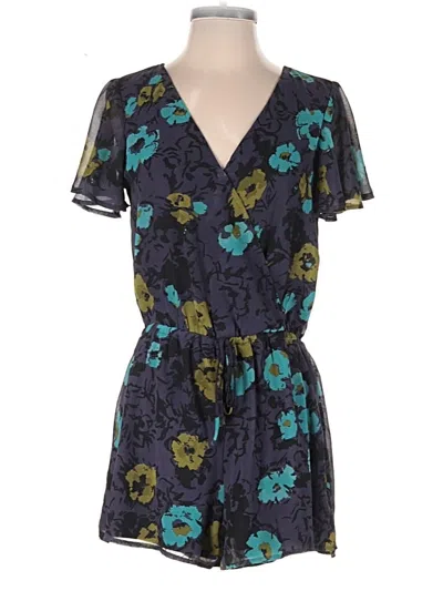 Pre-owned Mimi Chica Romper In Blue