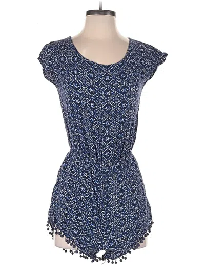 Pre-owned Mimi Chica Romper In Blue