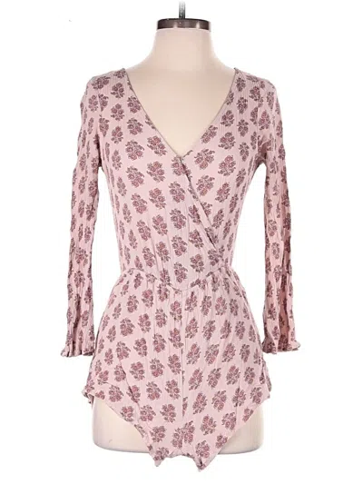 Pre-owned Mimi Chica Romper In Pink