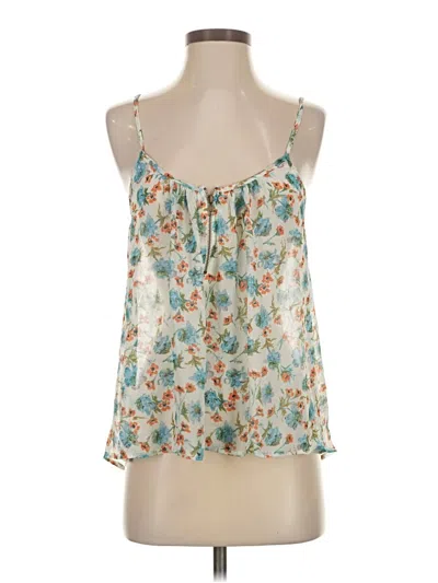 Pre-owned Mimi Chica Sleeveless Blouse In White