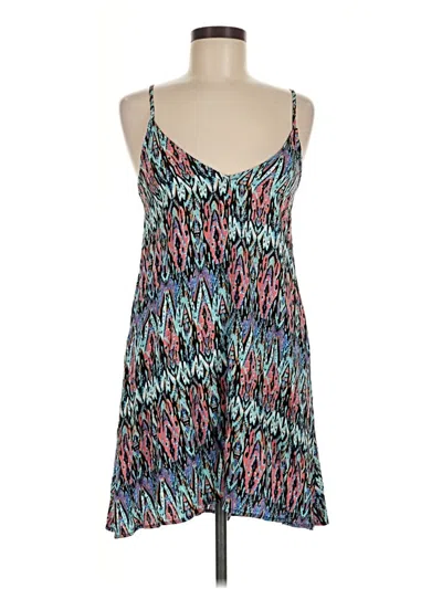 Pre-owned Mimi Chica Sleeveless Top Teal Halter Neckline Tops
