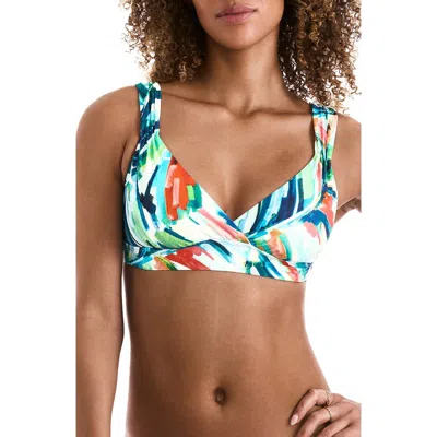 Mimi Flamingo Emory Bikini Top In Multi