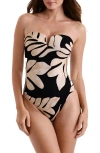 Mimi Flamingo Finn One-piece Swimsuit In Black