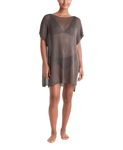 Mimi Flamingo Lagoon Tunic In Gray