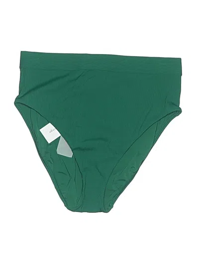 Mimi Flamingo Swimsuit Bottoms In Green