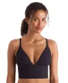 Mimi Flamingo Women's Blake Ribbed V-neck Midkini Top