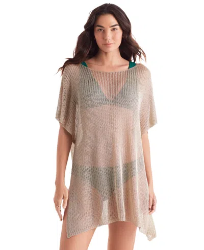 Mimi Flamingo Women's Lagoon Tunic Cover-up In Gold