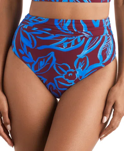 Mimi Flamingo Women's Morgan High-waist Bikini Bottoms In Oasis