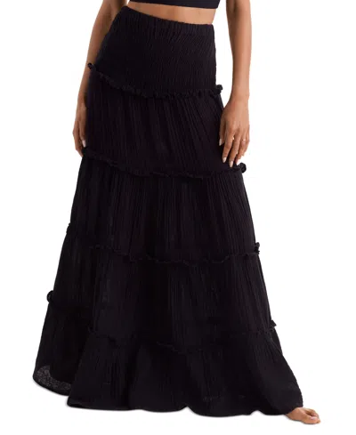 Mimi Flamingo Women's Reef Convertible Skirt In Black