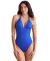 Mimi Flamingo Women's Willow Knot-detail One-piece Swimsuit In Cobalt