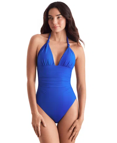 Mimi Flamingo Women's Willow Knot-detail One-piece Swimsuit In Cobalt