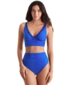 Mimi Flamingo Womens Sonny Midkini Top Bottoms In Cobalt