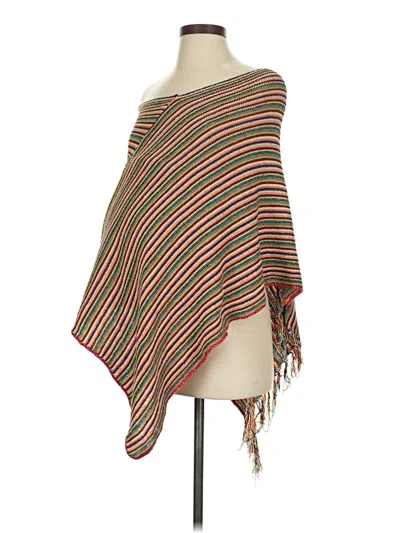 Pre-owned Mimi Maternity Poncho In Brown